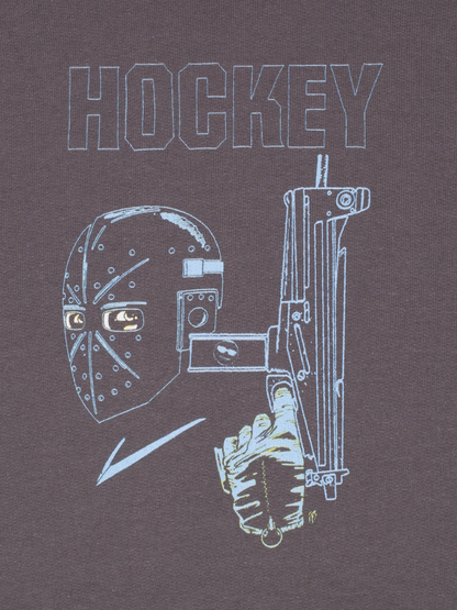 【HOCKEY - ホッケー 】 NOT HEAT HOODIE / CHARCOAL (フーディ/チャコール)