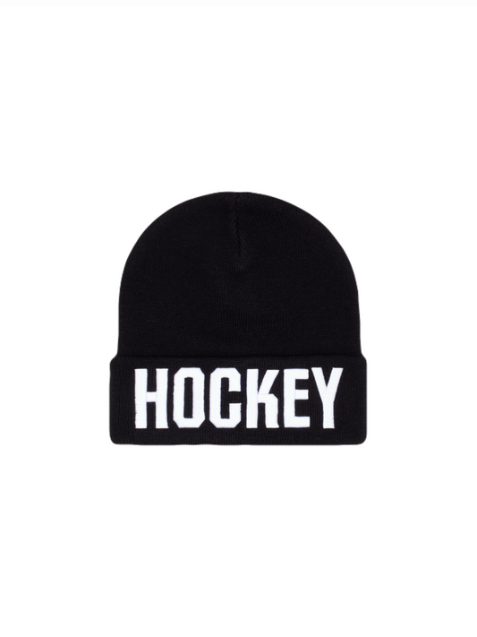 【HOCKEY - ホッケー 】 HOCKEY SECURITY BEANIE / BLACK (ビーニー/ブラック)