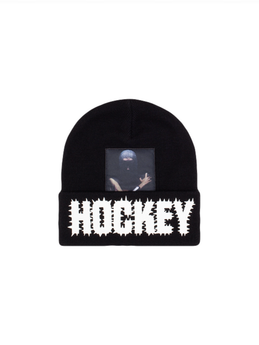 【HOCKEY - ホッケー 】 BACK CRACK BEANIE / BLACK (ビーニー/ブラック)