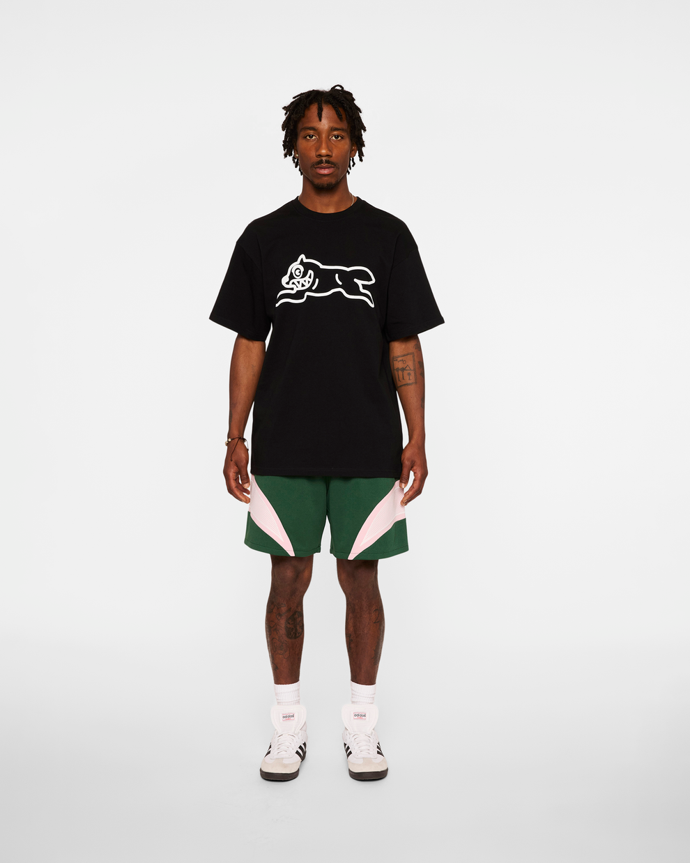 【ICE CREAM - アイスクリーム】CHECKER T-SHIRT / BLACK (Tシャツ/ブラック)