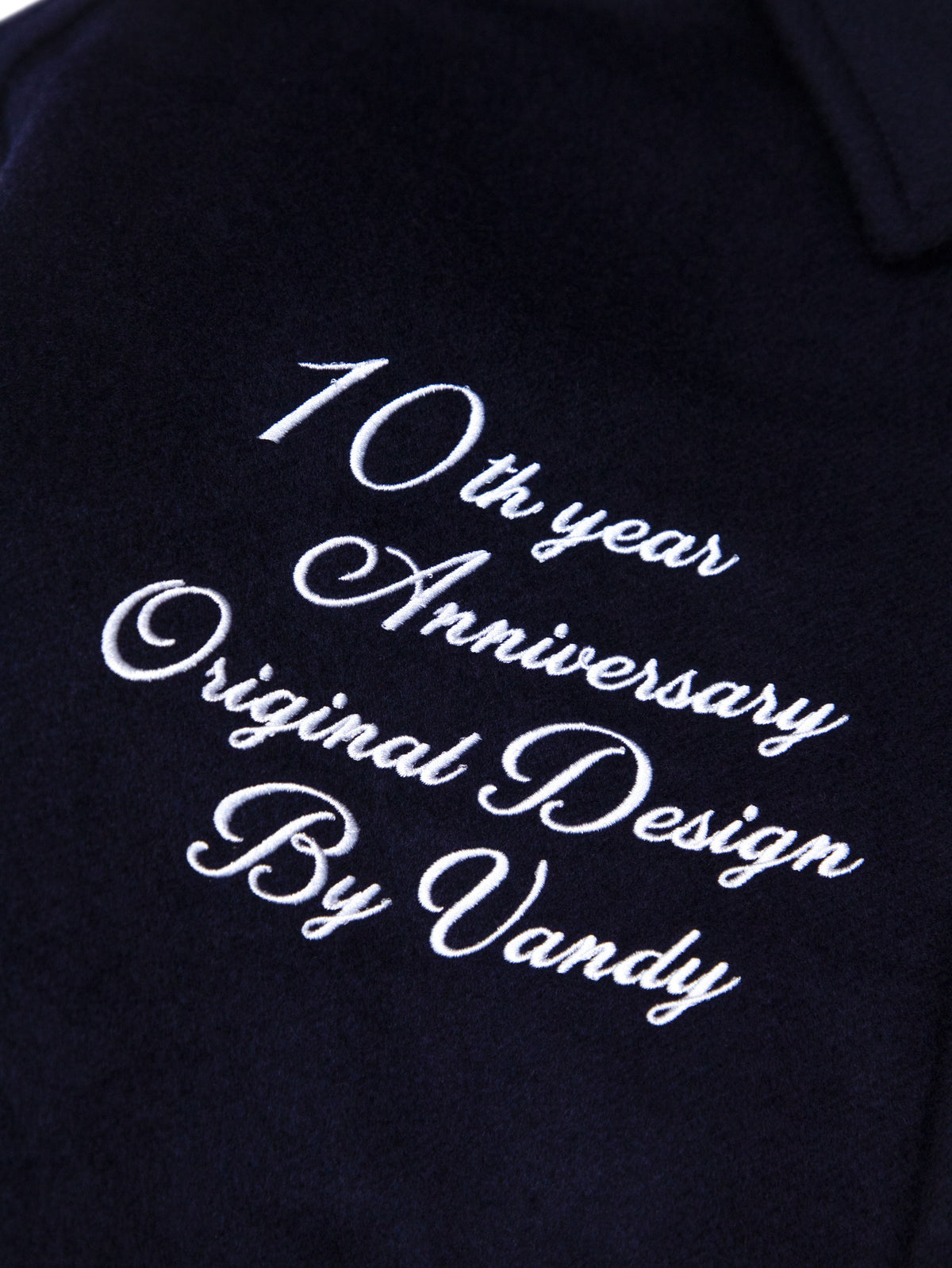 【VANDY THE PINK - ヴァンディー・ザ・ピンク】VARSITY JACKET 10 YEAR ANNIVERSARY / NAVY (ジャケット/ネイビー)