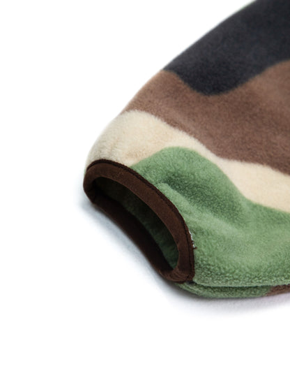【VANDY THE PINK - ヴァンディー・ザ・ピンク】EYE LOGO SNAP FLEECE / CAMO (パーカー/カモ)