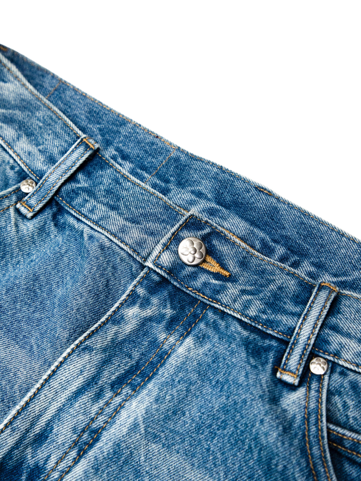 【VANDY THE PINK - ヴァンディー・ザ・ピンク】PATCH WORK PAINTER PANTS / BLUE  (パンツ/ブルー)