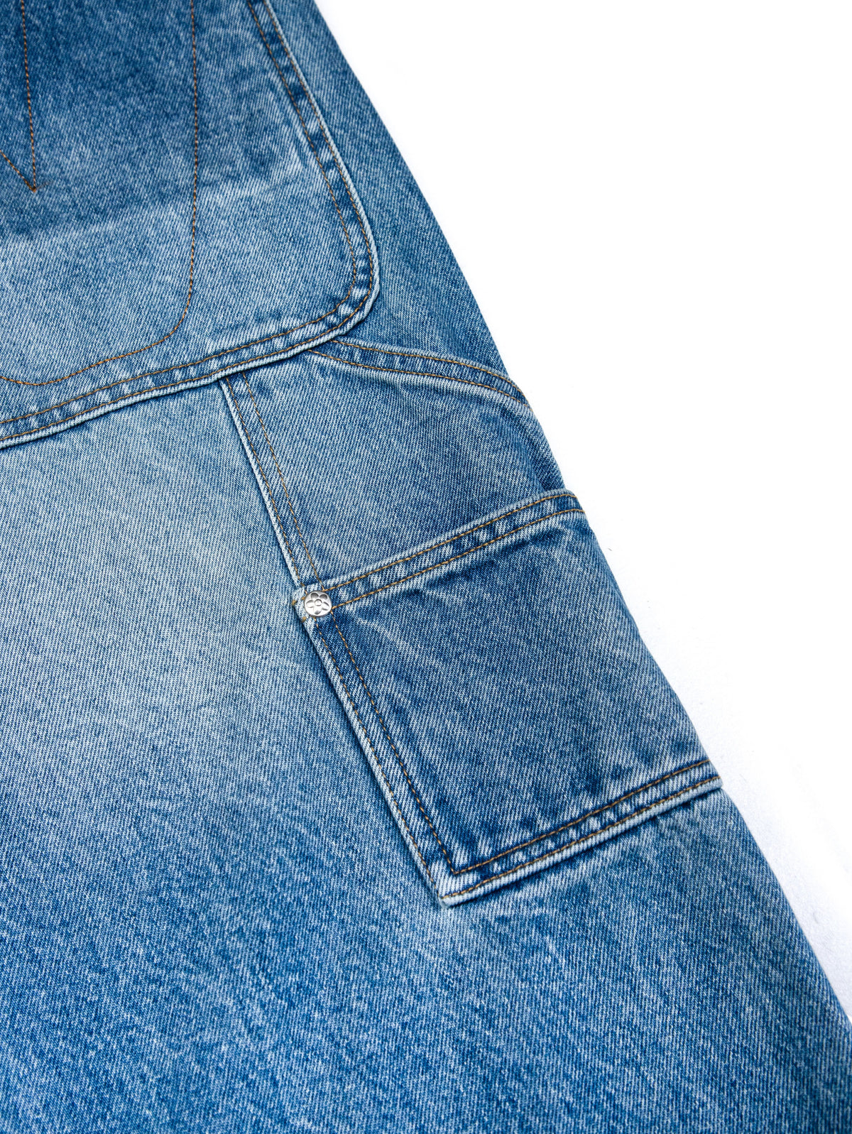 【VANDY THE PINK - ヴァンディー・ザ・ピンク】PATCH WORK PAINTER PANTS / BLUE  (パンツ/ブルー)