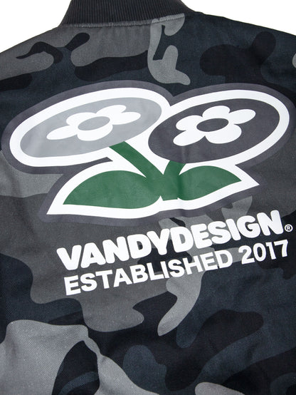 【VANDY THE PINK - ヴァンディー・ザ・ピンク】REVERSIBLE BOMBER JACKET / NAVY (ジャケット/ネイビー)