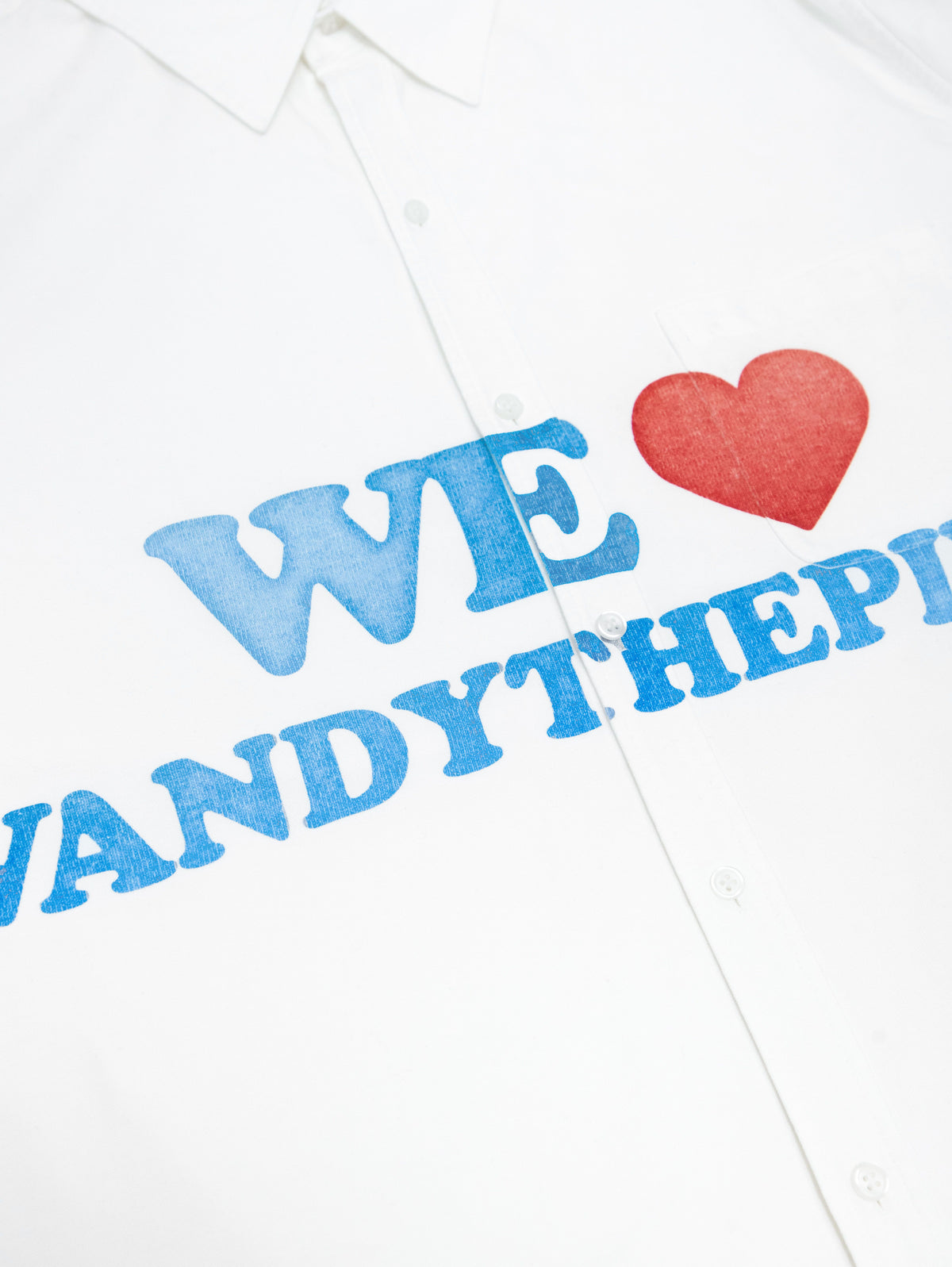 【VANDY THE PINK - ヴァンディー・ザ・ピンク】WHITE OXFORD SHIRT / WHITE (シャツ/ホワイト)