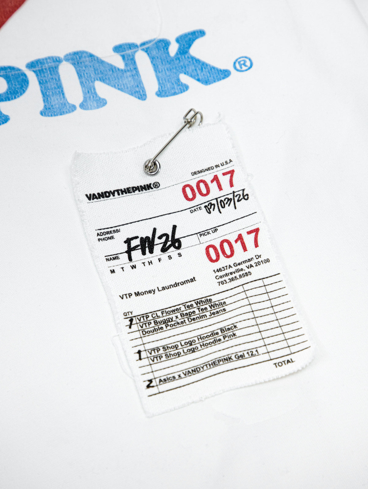 【VANDY THE PINK - ヴァンディー・ザ・ピンク】WHITE OXFORD SHIRT / WHITE (シャツ/ホワイト)