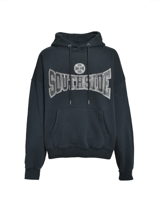 【BREATH - ブレス】 SOUTHSIDE CROSS LOGO HOODIE / BLACK（フーディー/ブラック)