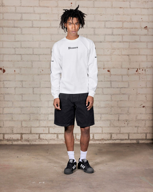 【PLEASURES - プレジャーズ】LUSTER LS TEE / WHITE (Tシャツ/ホワイト)