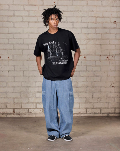 【PLEASURES - プレジャーズ】VISITOR CARGO PANTS / INDIGO (パンツ/インディゴ)