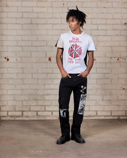 【PLEASURES - プレジャーズ】DIY STRAIGHT LEG PANTS / BLACK (パンツ/ブラック)