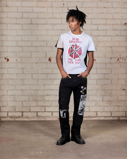 【PLEASURES - プレジャーズ】DIY STRAIGHT LEG PANTS / BLACK (パンツ/ブラック)
