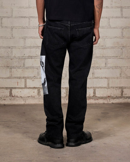 【PLEASURES - プレジャーズ】DIY STRAIGHT LEG PANTS / BLACK (パンツ/ブラック)