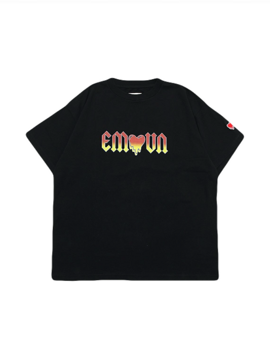 【EMOTIONALLY UNAVAILABLE - エモーショナリー アンアベイラブル】EU GRADATION S/S TEE (Tシャツ/ブラック)