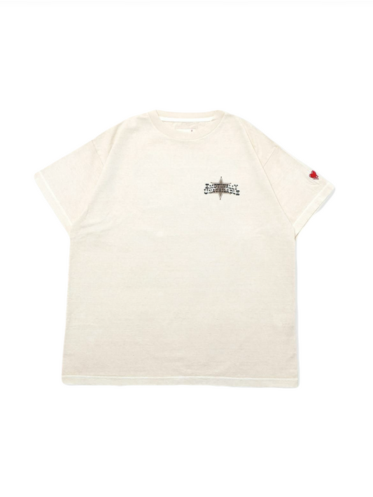 【EMOTIONALLY UNAVAILABLE - エモーショナリー アンアベイラブル】EU WILD WEST S/S TEE/ WHITE  (Tシャツ/ホワイト）