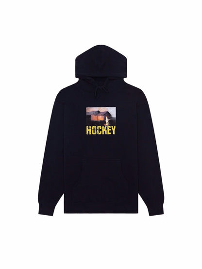 【HOCKEY - ホッケー 】 WINDOWS UP HOODIE / BLACK (フーディ/ブラック)