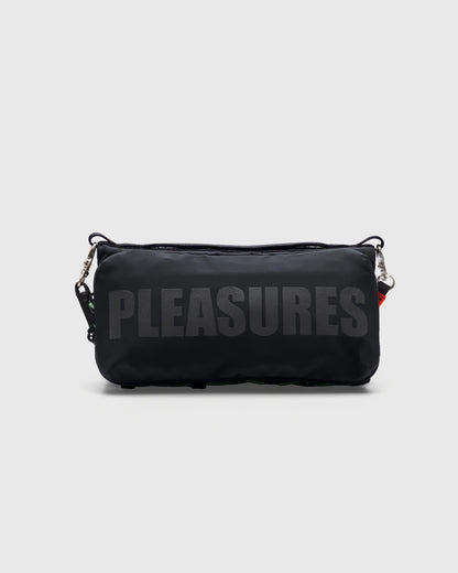 【PLEASURES - プレジャーズ】TOPOLOGIE SACOCHE MEDIUM / BLACK (バッグ/ブラック)