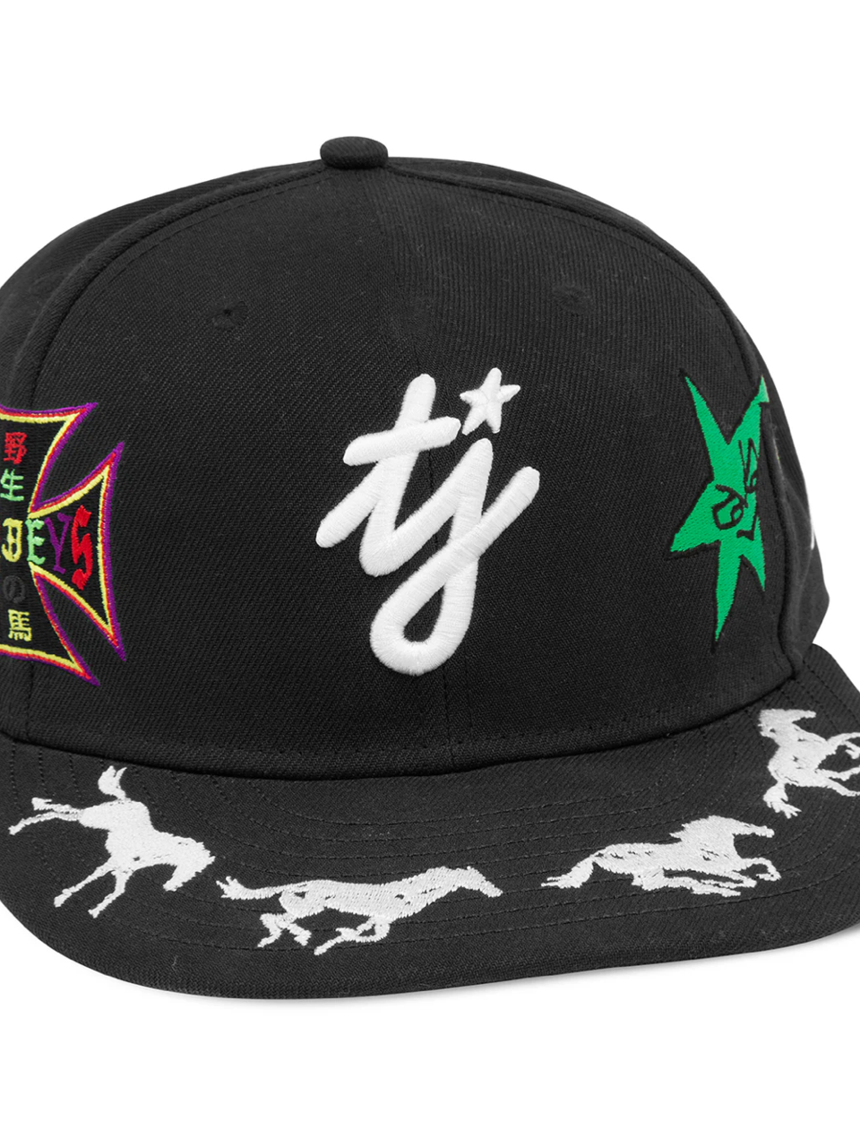 【TWO JEYS  - トゥージェイズ】NE X TJ EMBROIDERED 59FIFTY  / BLACK (キャップ/ブラック)
