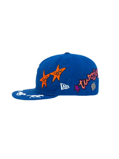 【TWO JEYS  - トゥージェイズ】NE X TJ EMBROIDERED 59FIFTY  / ROYAL BLUE (キャップ/ロイヤルブルー)