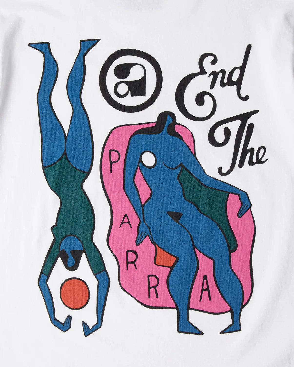 【by Parra - バイパラ】END THE LOUNGECHAIR T-SHIRT / WHITE (Tシャツ/ホワイト)