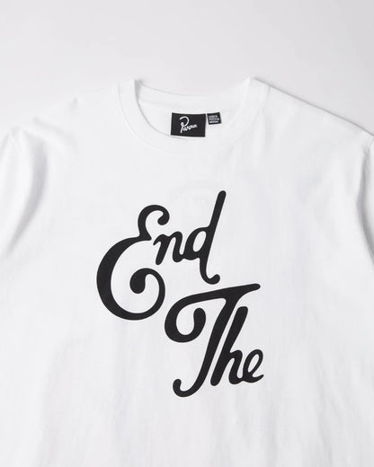 【by Parra - バイパラ】END THE LOUNGECHAIR T-SHIRT / WHITE (Tシャツ/ホワイト)