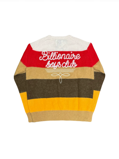 【Billionaire Boys Club-ビリオネアボーイズクラブ】BB SUNSET SWEATER/WHISPER WHITE (セーター /ウィスパーホワイト)