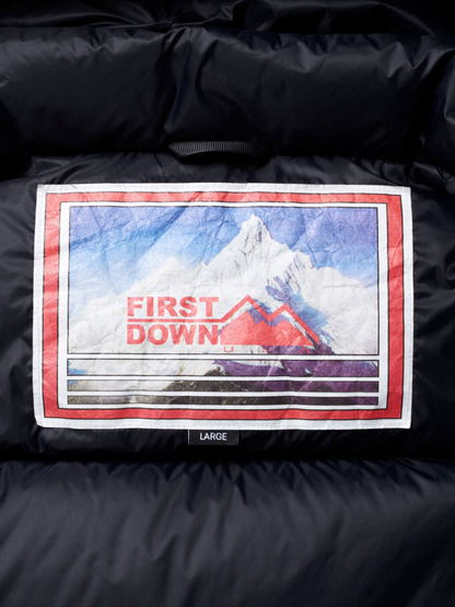 【FIRST DOWN -ファーストダウン】FIRST DOWN WRAP DOWN PARKA DICROS(R) MAURI / WHITE (ダウン/ホワイト)