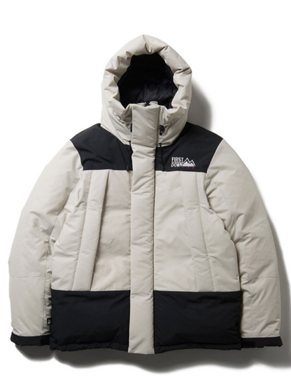 【FIRST DOWN -ファーストダウン】FIRST DOWN WRAP DOWN PARKA DICROS(R) MAURI / WHITE (ダウン/ホワイト)