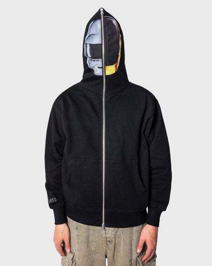 【PLEASURES - プレジャーズ】RAM ZIP HOODIE / BLACK (フーディ/ブラック)
