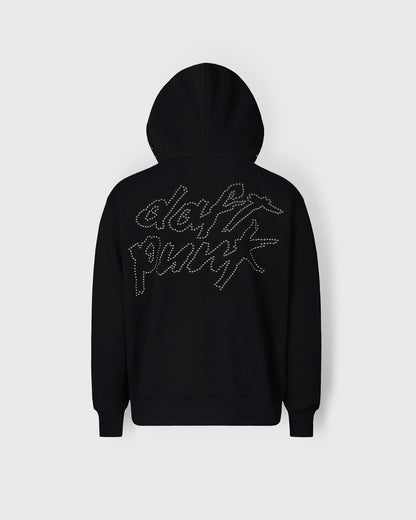 【PLEASURES - プレジャーズ】LUCKY STUDDED HOODIE / BLACK (フーディ/ブラック)
