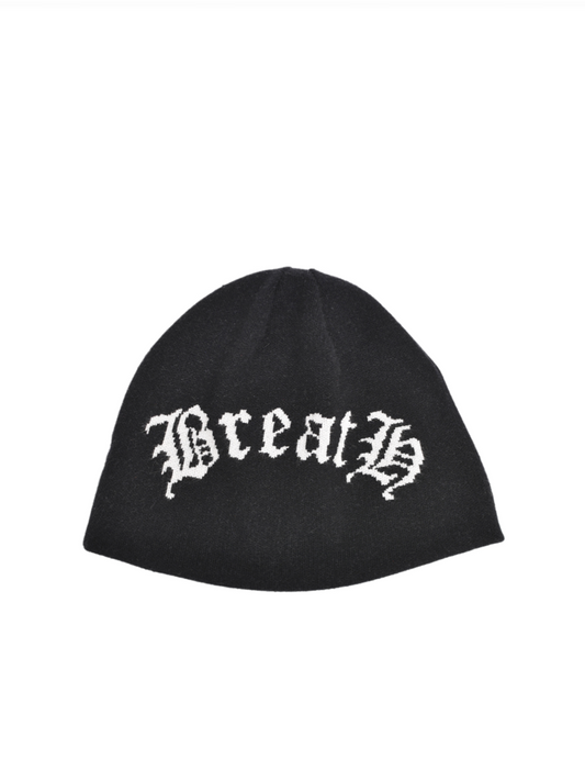 【BREATH - ブレス】  OLD  ENGLISH LOGO BEANIE / BLACK (ビーニー/ブラック)