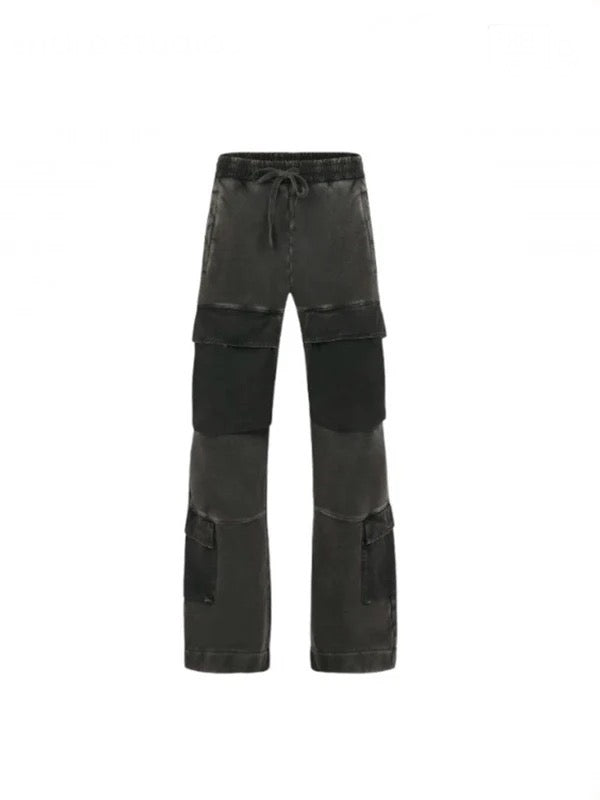 【entire studios - エンタイアスタジオ】Utility sweats / Washed Black (スウェットパンツ/ウォッシュドブラック)