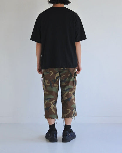 【ANACHRONORM - アナクロノーム】AN367 GRADATION PRINTED S/S T-S / BLACK (Tシャツ/ブラック)
