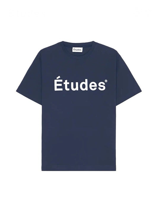【Études - エチュード】WONDER ETUDES SS TEE / NAVY(Tシャツ/ネイビー)