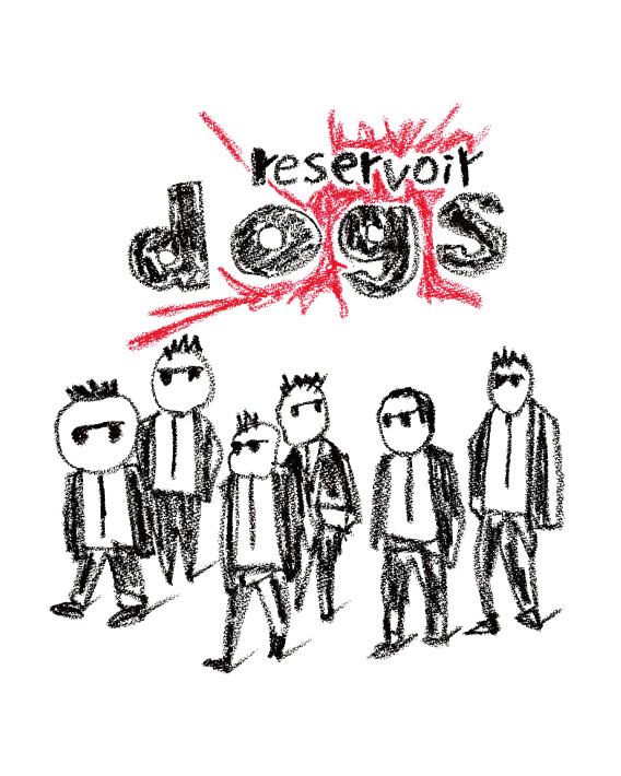 【KRAYON GANG - クレヨンギャング】DOGS LS TEE / WHITE (Tシャツ/ホワイト)