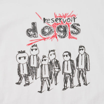 【KRAYON GANG - クレヨンギャング】DOGS LS TEE / WHITE (Tシャツ/ホワイト)