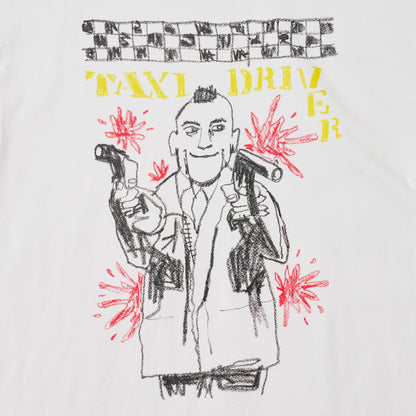 【KRAYON GANG - クレヨンギャング】TAXI DRIVER LS TEE / WHITE (Tシャツ/ホワイト)