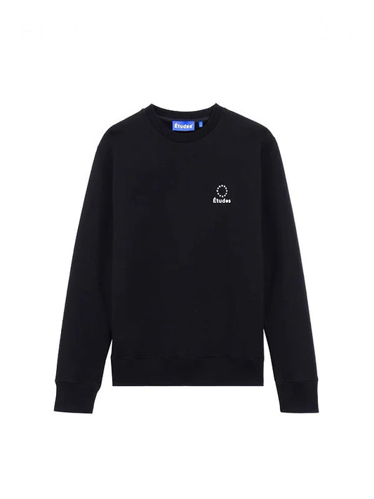 【Études - エチュード】STORY LOGO Sweatshirt(スウェットシャツ/ブラック)