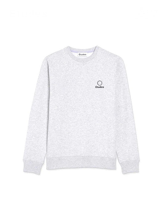 【Études - エチュード】STORY LOGO Sweatshirt(スウェットシャツ/グレー)