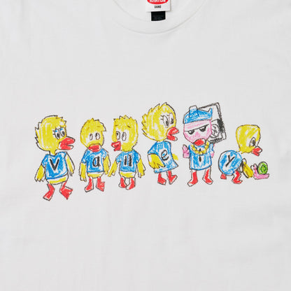 【KRAYON GANG - クレヨンギャング】DUCK LS TEE / WHITE (Tシャツ/ホワイト)