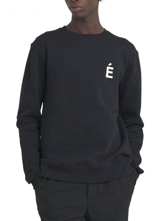 【Études - エチュード】STORY PATCH Sweatshirt(スウェットシャツ/ブラック)