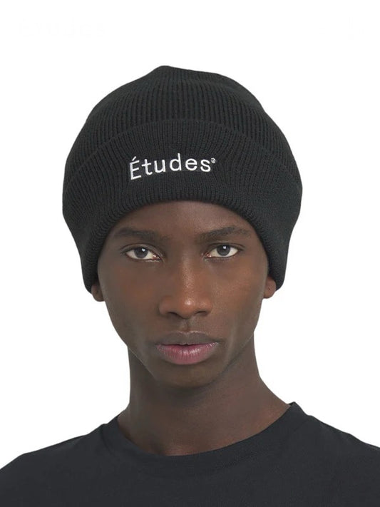 【Études - エチュード】BEANIE ETUDES / BLACK (ビーニー/ブラック)
