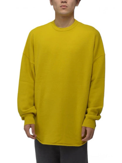 【extreme cashmere - エクストリームカシミヤ】Crew hop sweater(セーター/イエロー)