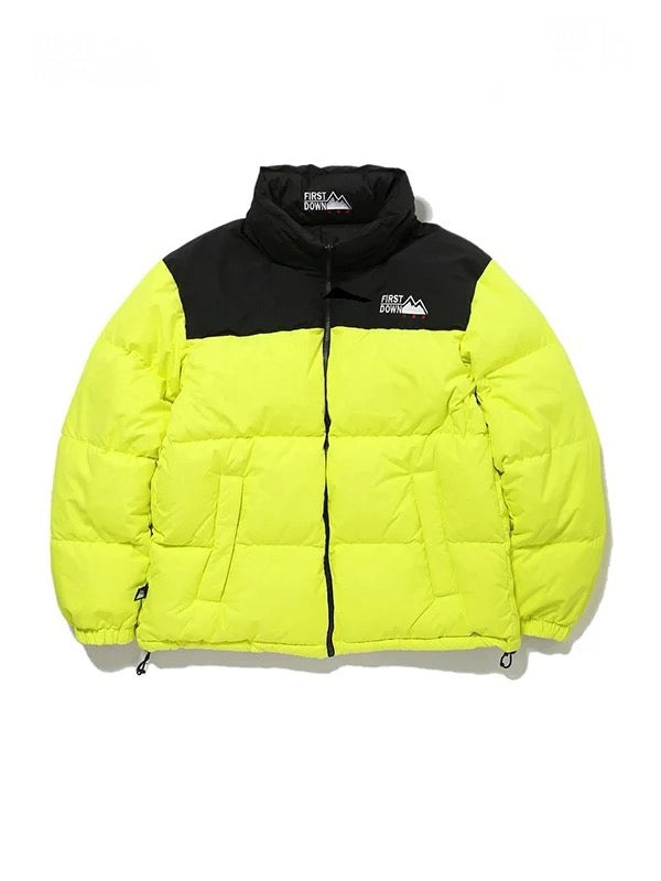【FIRST DOWN -ファーストダウン】BUBBLE DOWN JKT MICROFT®（ダウンジャケット/イエロー）