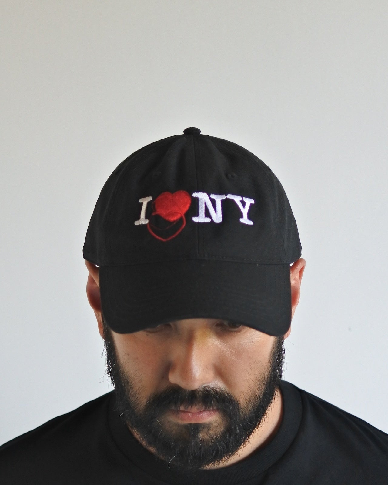 【ANACHRONORM - アナクロノーム】ICON THREADS GLITCH EMBROIDERY CAP / BLACK (キャップ/ブラック)