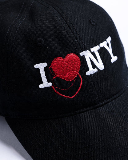 【ANACHRONORM - アナクロノーム】ICON THREADS GLITCH EMBROIDERY CAP / BLACK (キャップ/ブラック)