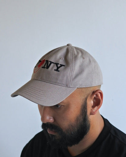【ANACHRONORM - アナクロノーム】ICON THREADS GLITCH EMBROIDERY CAP / BEIGE (キャップ/ベージュ)