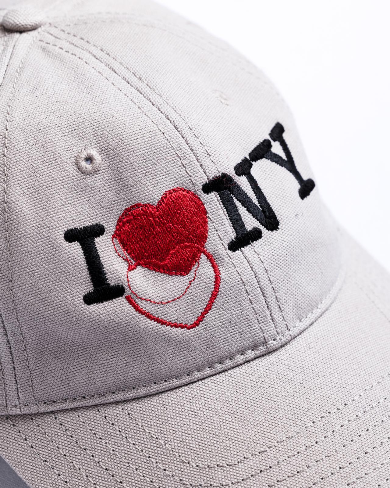 【ANACHRONORM - アナクロノーム】ICON THREADS GLITCH EMBROIDERY CAP / BEIGE (キャップ/ベージュ)