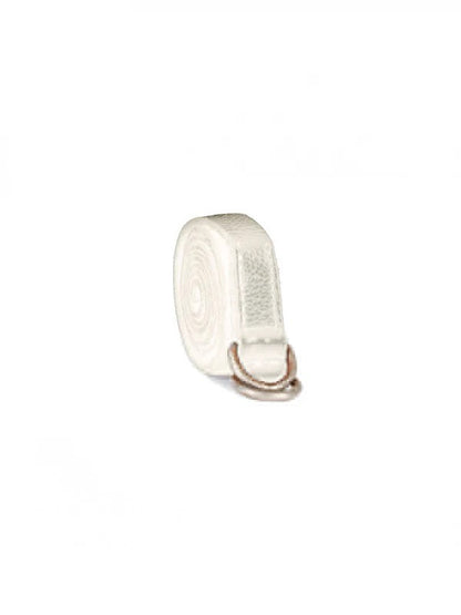 【GUIDI - グイディ】"BLT0" UNISEX LEATHER BELT / BISON FULL GRAIN(ベルト/ホワイト)