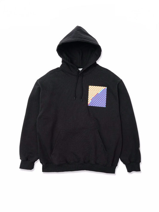 【Hombre Nino - オンブレニーニョ】PULLOVER HOODIE SQUARE / BLACK (パーカー/ブラック)　
